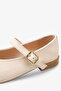 Giela Women's Genuine Leather Ballerinas - Beige - 5