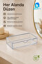 Small Drawer Module Transparent Cosmetic Organizer Makeup Jewelry Lipstick Nail Polish Cotton Organizer - 2