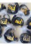 99 Glass Pearls Prayer Beads with the Word'Allah' on a Tulle Pouch, 10 Pieces. - 2