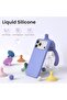 Compatible with iPhone 17 Pro Max Case, Liquid Silicone Shockproof Cover, Ultramarine - 3