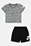 Toddlers Boy 2 Pcs Graphic Print T-Shirt And Shorts Set, Multicolor - 2