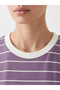 Original %100 Cotton Striped Women's T-Shirt - 3