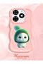 Tecno Spark Go 2024 Compatible Case Camera Protector Pink Silicone Couple Phone Case Cute Pattern - 2