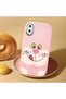 iPhone XS Max Compatible Case Camera Protector Pink Silicone Couple Phone Case Cute Patterned - 2