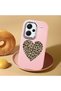 Redmi Note 13 Pro Plus 5g Compatible Case with Camera Protection Pink Silicone Couple Phone Case with Heart Pattern - 2