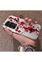 Samsung Galaxy S25 Ultra Compatible Silicone Edge Hard Back Case Couple Phone Case with Floral Pattern - 2