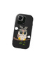 Redmi 10C Compatible Case Camera Protective Black Silicone Couple Phone Case Owl Patterned - 3