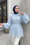 Birit Detailed Shirt Y0122 - Baby Blue