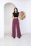 Erera Women's High Waist Wide Leg Tencel Look Pants - with Belt Gift - 6