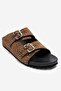 Avenelle Earth Suede Genuine Leather Double Strap Studded Women's Slippers - 3