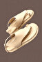 Women's Cream Sandals with Ring Detail. Cream Color Sandals - 6