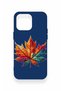 iPhone 15 Pro Max Compatible Colorful Leaf Pattern Silicone Case - 3