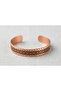 New Series Copper Kilim Motif Adjustable Clamp Bracelet - 4