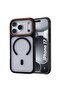 iPhone 17 Pro Silicone Phone Case with Camera Protection and Magnetic Ring, Premium TPU Bumper with Microfiber Lining, Shockproof Anti-Scratch Cover (Black)