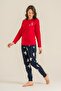 You Are My Everything Mother Daughter Red Long Sleeve Pajama Set - 8