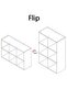CozyNest 6 Cube Wooden Bookcase with Back Panel, Bookshelf and Cube Storage Organizer - 5