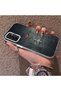 Samsung Galaxy M13 Compatible Silicone Edge Hard Back Case Couple Phone Case with Airplane Pattern - 2