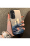 Samsung Galaxy S23 Fe Compatible Silicone Edge Hard Back Case Couple Phone Case Tower Patterned - 3
