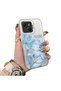 Tecno Spark 40C Compatible Silicone Edge Hard Back Case Couple Phone Case with Floral Pattern