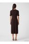 Lcw Everyday Brown Waist-Slit Knitwear Dress - 4