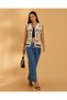Women Ivory And Brown Crochet Top - 5