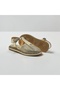 Women's Genuine Leather Perforated Sandals - 3