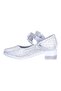 Herbebe 355 Silver Girls' 5cm Heeled Shoes - 3