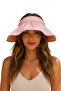 Women's Waterproof Sun Visor Wide Brim Uv Protection Summer Beach Hat Pink