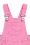 100% Cotton Pink Denim Overalls 9132 - 7