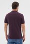 Purple Polo Collar Pike Short Sleeve Slim Fit 100% Cotton T-Shirt 1011260171 - 5