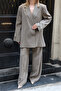 Side-Slit Jacket and Pants Suit