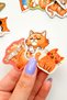 Orange Cats 27 Piece Sticker Pack Waterproof Agenda Laptop Thermos Phone Sticker Set - 7