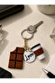 Bag Charm and 3-Piece Keychain Set.