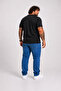 Men's Large Size Single Jersey Polo T-Shirt Classic Pocket 26402 Black - 3