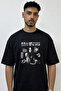 Billie Eilish_126 Design Printed Oversize Black T-Shirt