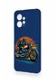Redmi Note 12 4g Compatible Moto Rider Patterned Silicone Case - 3