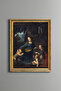 Virgin of the Cliffs - Vintage Patterned Painting - Fine Model