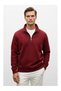 Unisex Zippered Stand-Up Collar Triple Advantage Comfortable Cut Sweatshirt - 2
