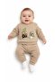 Baby Boy Seasonal Cotton 2-Piece Set Embroidered Patterned Sweatshirt and Sweatpants 6-12 Months