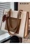 Women's Shoulder Tote Bag Leather Handbag For Women Retro Large Capacity Messenger Bag,Elegant Women's Handbag - 8