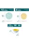 Selene 12-Piece Dinnerware Set for 4 People, Pastel Porcelain Tableware Set - 2