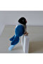 Amigurumi Knitted Toy Bird Parrot Sultan Paradise Blue - 3