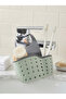 1pc Adjustable Hanging Sink Storage Basket - Space-Saving Sponge, Brush, and Cleaning Tool Drain Rack, Multi-Compartment Design Durable Plastic, Ergonomic Storage Hook, Kitchen Sink Organizer