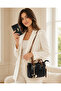 Women's Wallet Mini Hand and Shoulder Bag Classa Leather Crossbody Bag with Star Accessories 2-Piece Bag Set - 5