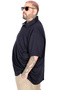 Mode XL Large Size T-Shirt Polo Collar U26581 Dark Blue - 4