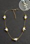 Starfish Broken Natural Stone Necklace - White