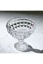 Aqua Large Bowl on Foot 24x22.8 cm - Elegant Serveware for Modern Dining, Decorative Bowl