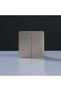 10A 2 Gang 2 Way Switch Made With Polypropylene Colored In Piano Gold Electrical Switches, Sockets, Outlets For Home Appliances L 3 X W 3 Cm Gold - 3