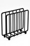 Luxury Thermoplastic Coating Metal Napkin Holder Desktop Upright Vertical Paper Napkin Stand Kitchen Tableware Organizer - 4