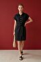 My Fashion Cotton Poplin Mini Shirt Dress - 4